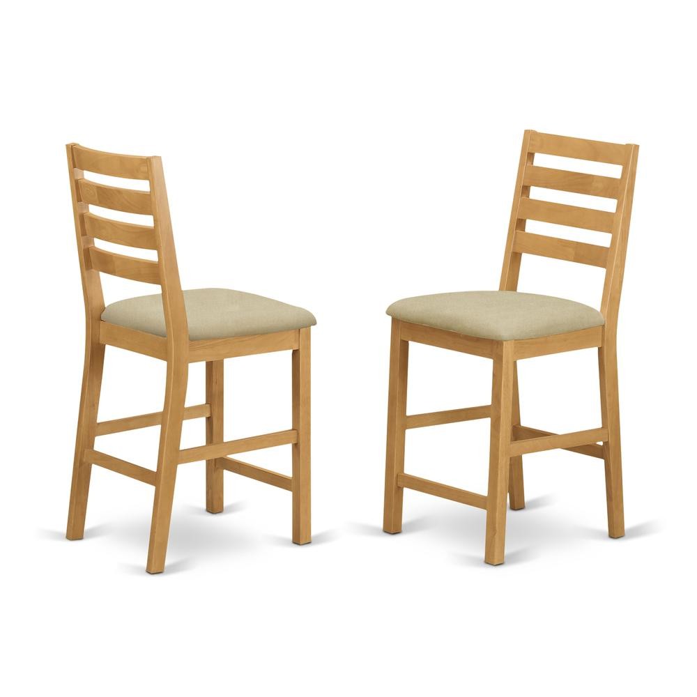 EDCF3-OAK-C 3 PC counter height set - Kitchen dinette Table and 2 counter...