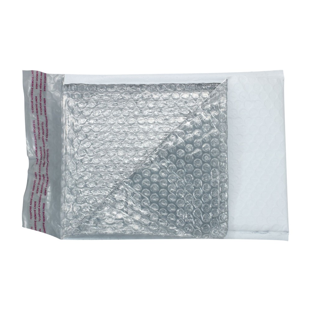 Rok® 10 Pack 6" X 9" Shipping Gray White Envelope Poly Padded Bubble Mailers #0