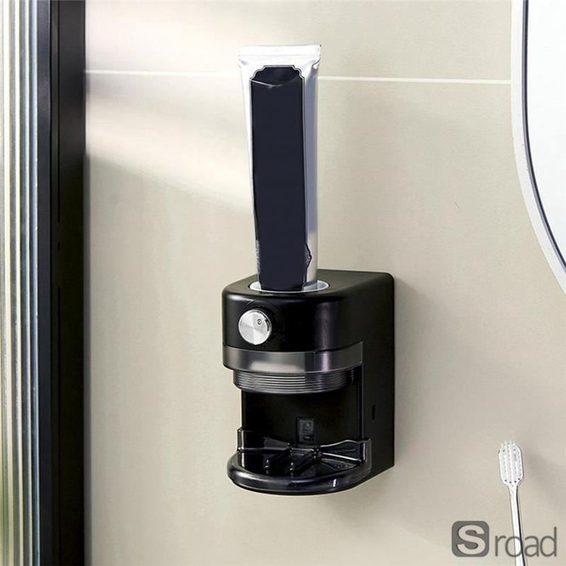 Auto Toothpaste Dispenser Wall Mount Touch-Free Adjustable Rechargeable