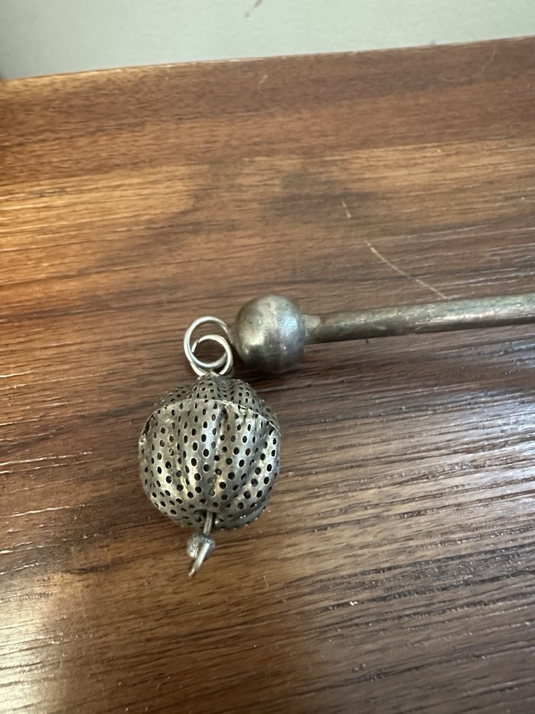 Vintage Silver Plate Candle Snuffer With Decorative Handle