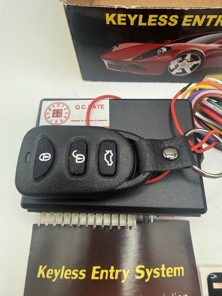 Keyless Entry System, With Remote, Open Box, Unused