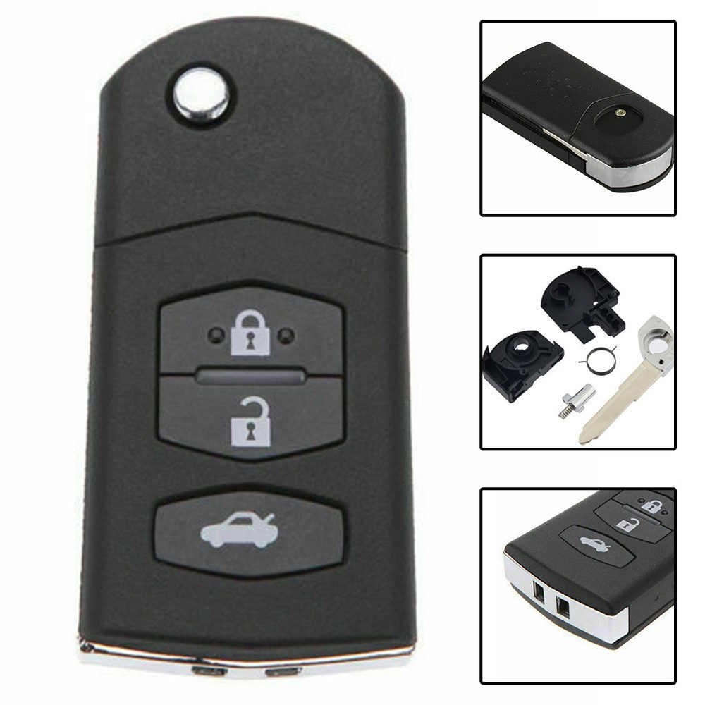 2005-2012 For Mazda 3 Car Key Shell Part 2005-2012 For Mazda 6 3 Button