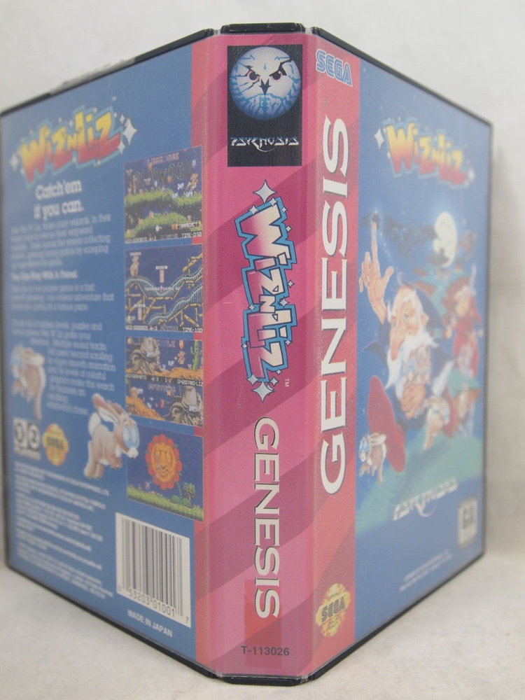 Wiz 'n' Liz Case (SEGA Genesis) Authentic BOX ONLY