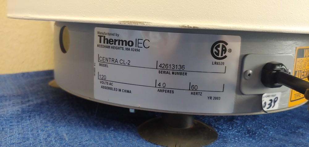 Thermo IEC Centra CL2 Centrifuge