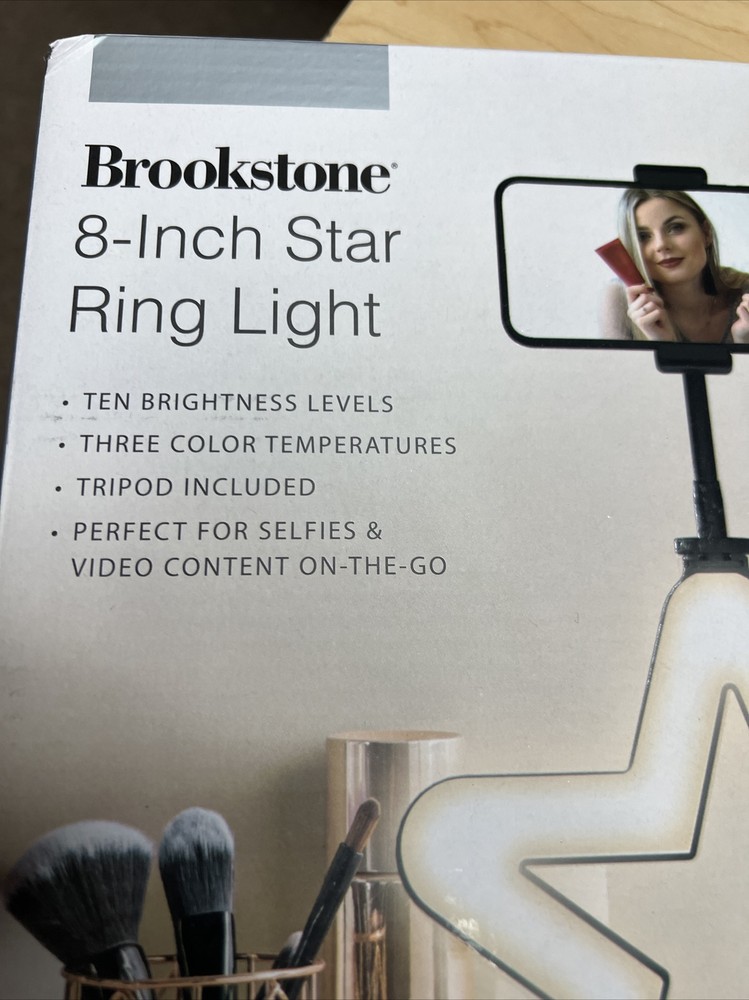 Brookstone 8 Inch Star Ring Light