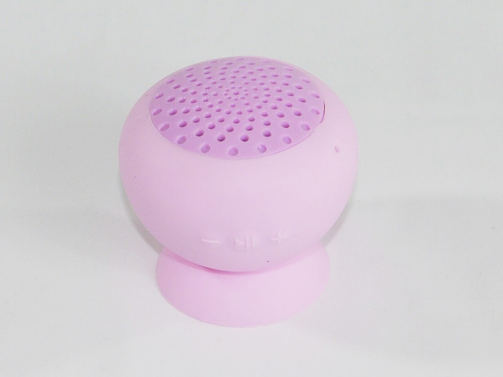 Universal Wireless Bluetooth Speaker With Mic & Suction Cup Rechargeable Battery