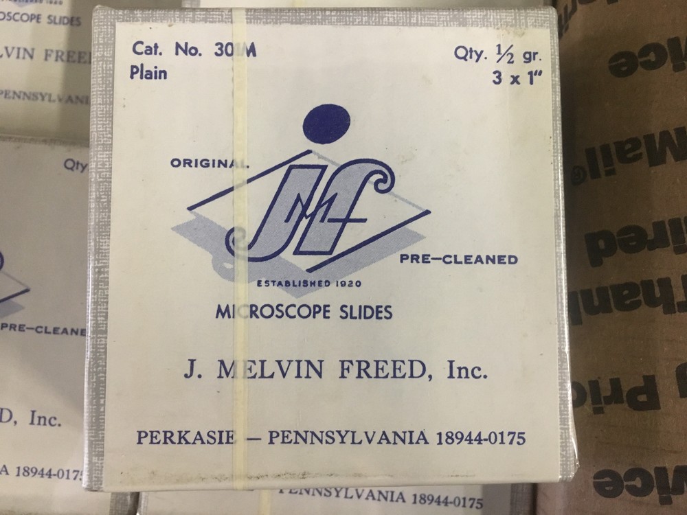 Microscope Slides 3" x 1" - Plain - Pre-Cleaned -  1 Gross (144 qty. slides)