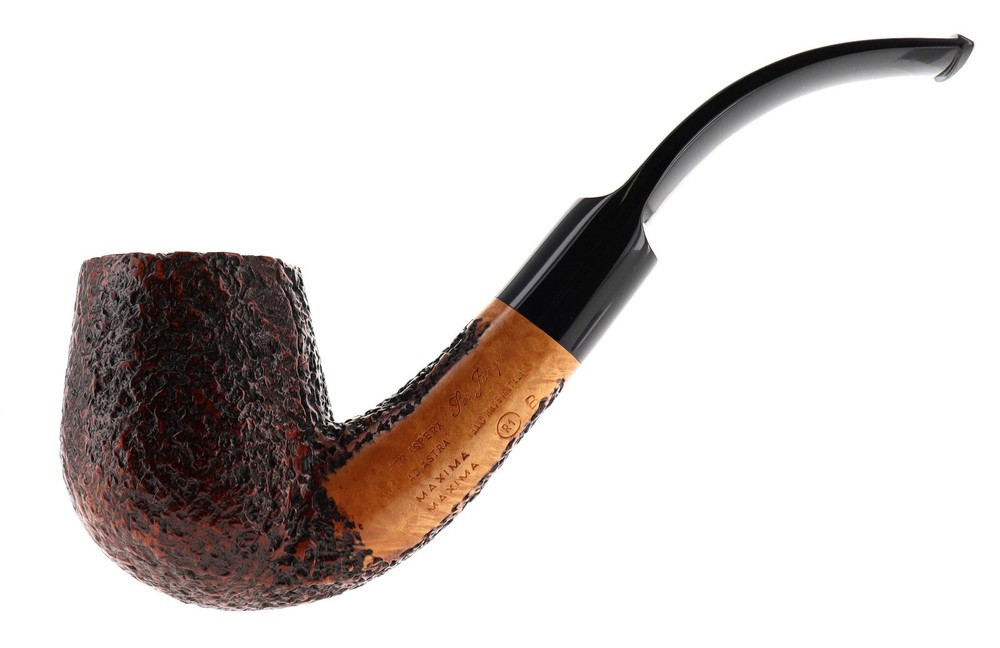 Pipe Ser Jacopo dalla Gemma R1 B MAXIMA MAXIMA brown rusticated shape magnum