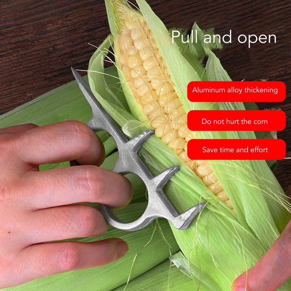 Corn Peeler Aluminum Alloy Corn Quick Corn Cutter Tool Husker High Hardness Corn