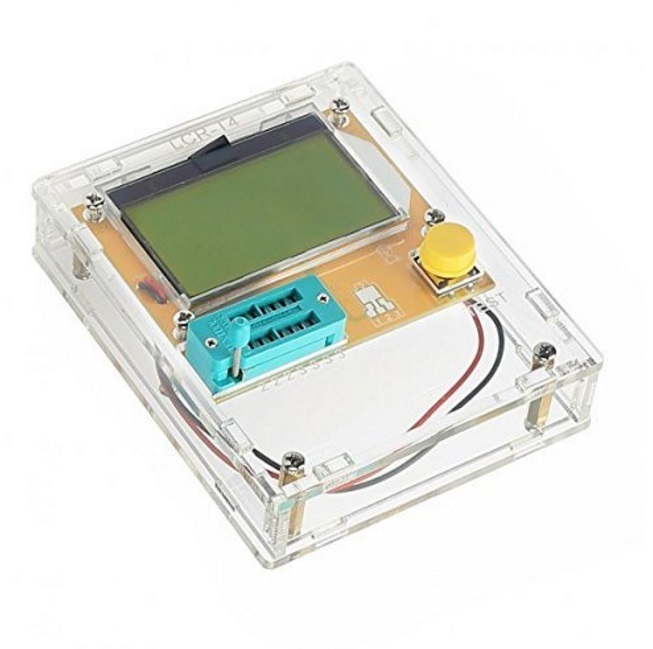 1PCS LCR-T4 Transistor Tester Diode Triode Capacitance LCR ESR Meter Module CA