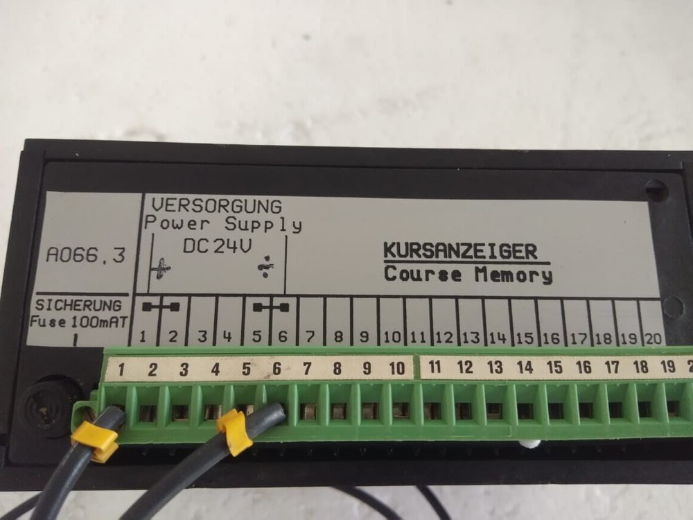 SPERRY COURSE MEMORY MAG Input Power 24 VDC
