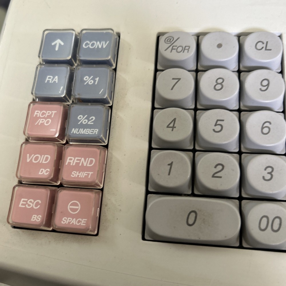 Sharp XE-A201Cash Register w/ Cash Drawer Key Programmable