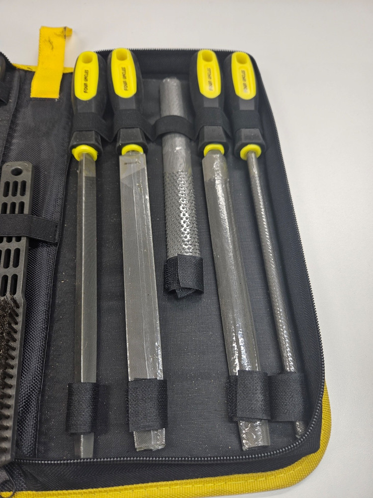 20-piece assorted file set with comfortable handles