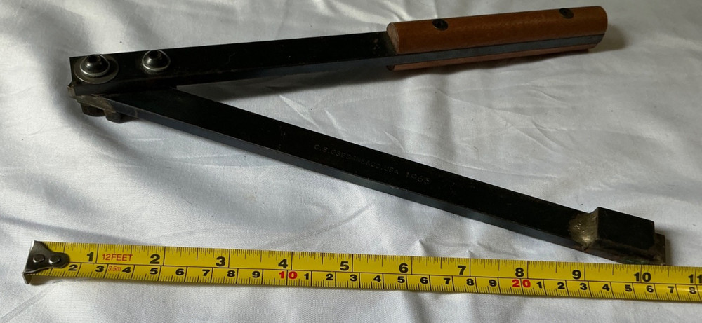 C.O. Osborne & Com NO. 1963 Upholstery Wire Former