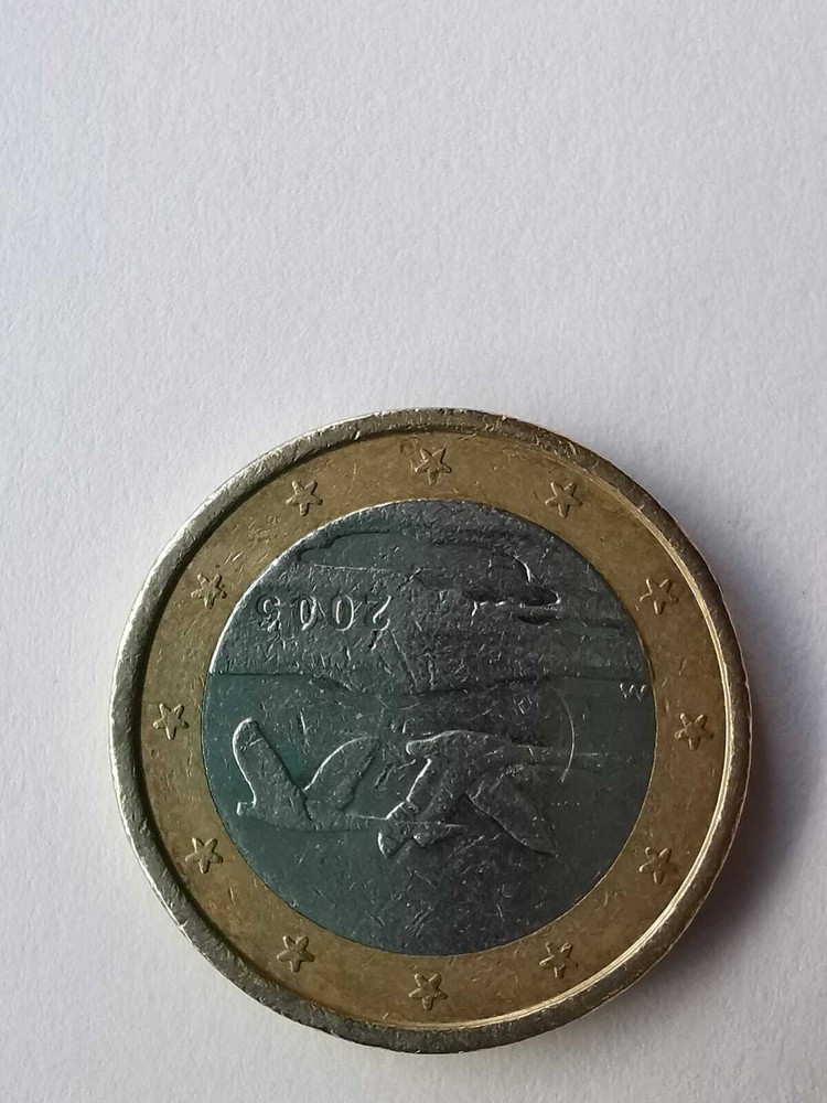 1 EURO Finland ERROR 2005.
