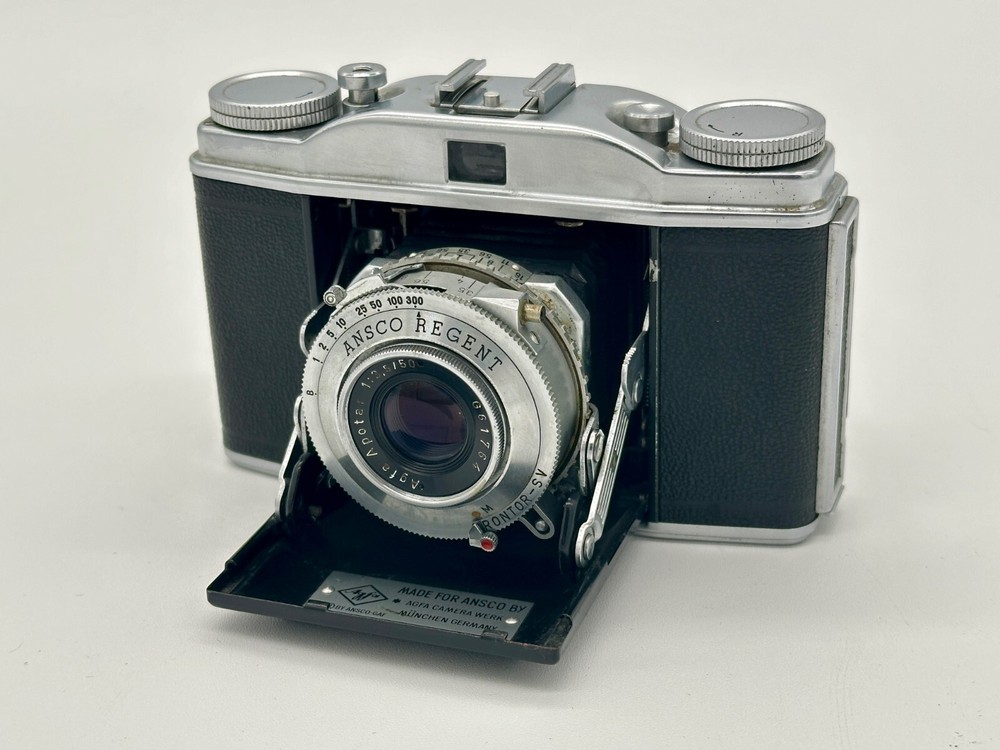 Ansco Regent 35mm Folding Camera Agfa Apotar Lens