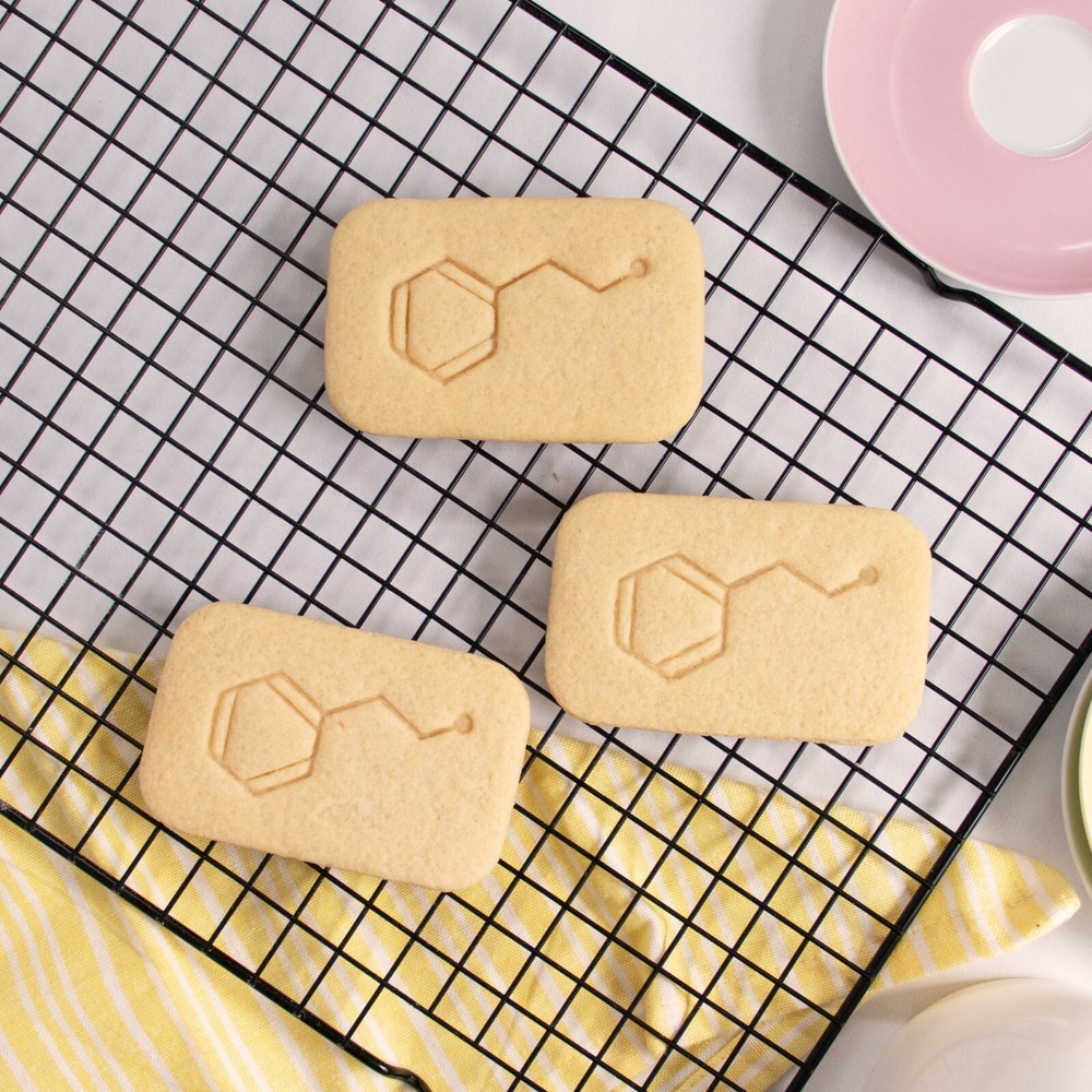 Phenylethylamine Molecule Cookie Cutter -chemistry psychology science valentine