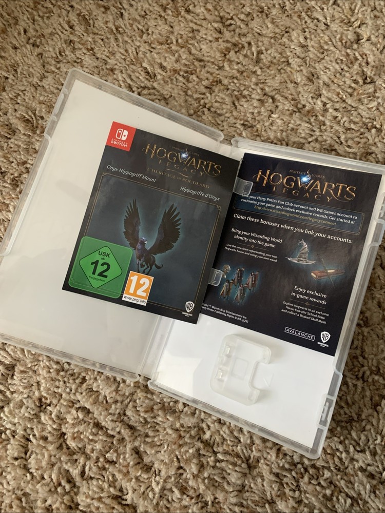 Empty Case ONLY! REGION FREE - Hogwarts Legacy - Nintendo Switch