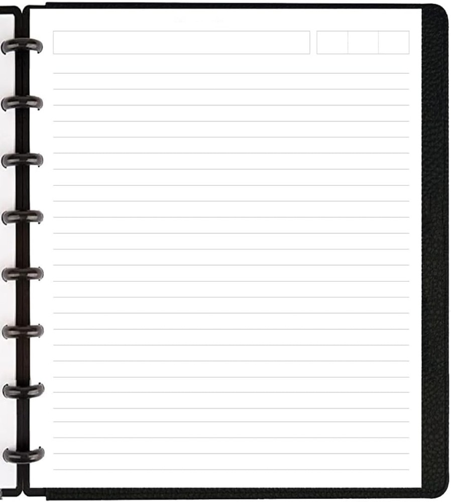 (2 Pack) A5 TUL Discbound 8Hole Junior Size 200Sheets, White