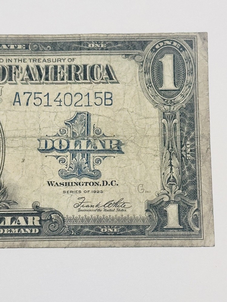 1923 $1 Silver Certificate Large Size HORSE BLANKET Note #59536