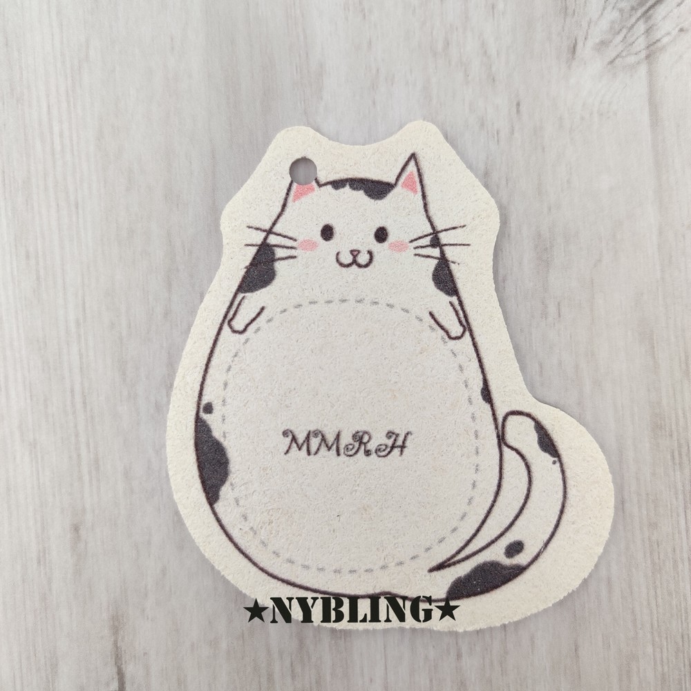 Compressed Wood Pulp Sponge Dish Washing Kitchen Scrubber Kitty Theme *5 PACK*