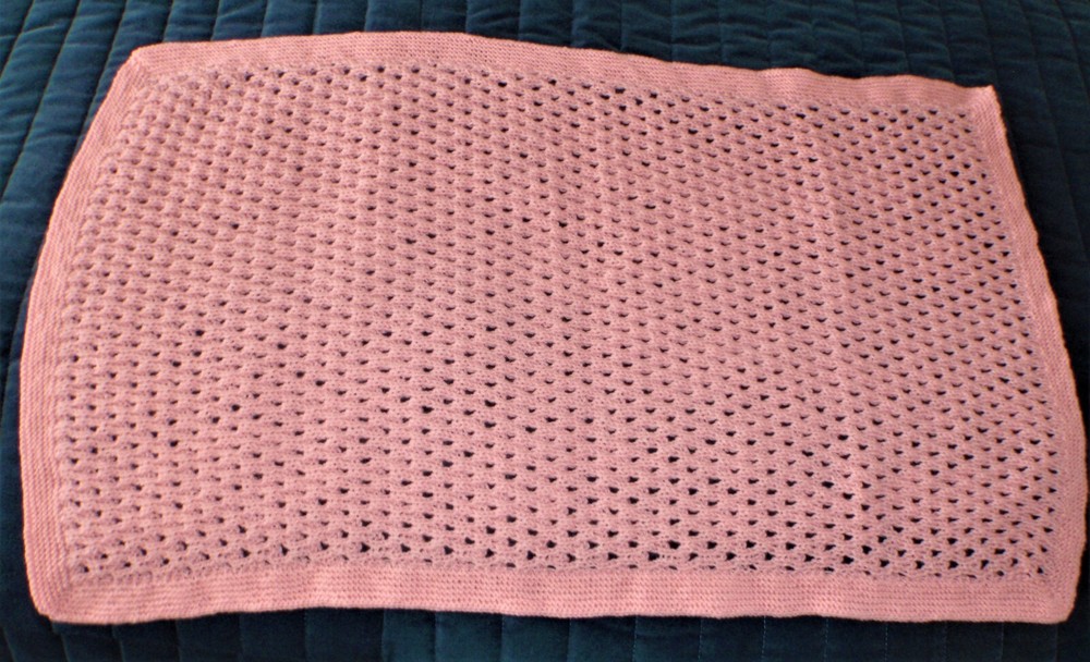 Hand Knitted Baby Blanket