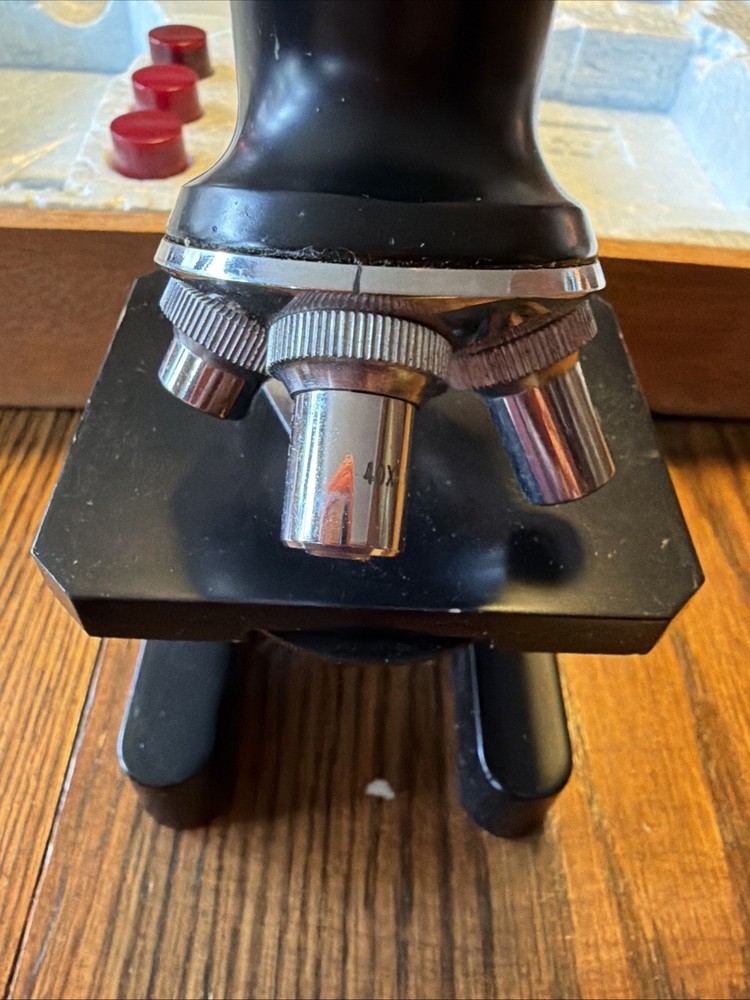 Vintage Tasco Deluxe High Quality Microscope Kit and Case