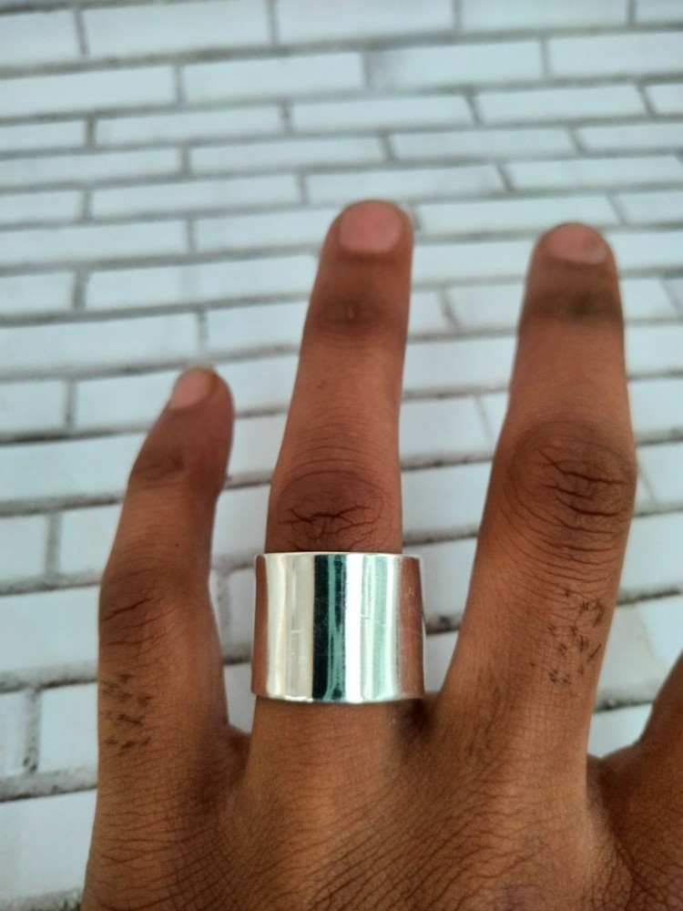 Solid Simple Band And Beautiful Meditation Ring, Handmade Designer Ring