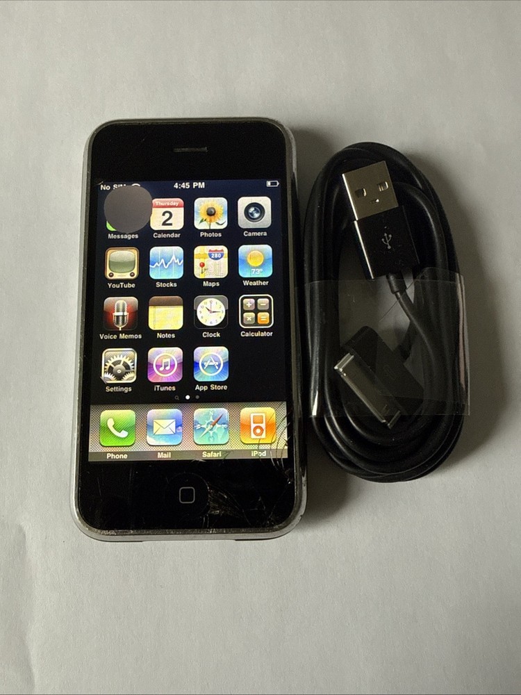Apple iPhone 1st Generation - 8GB - Black - A1203 (GSM)