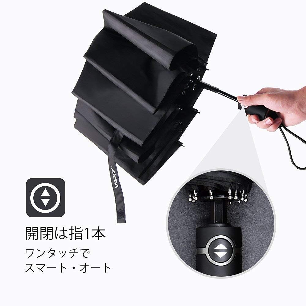 Wsky Teflon Water-Repel Folding Umbrella One-Touch Automatic Opening Closing