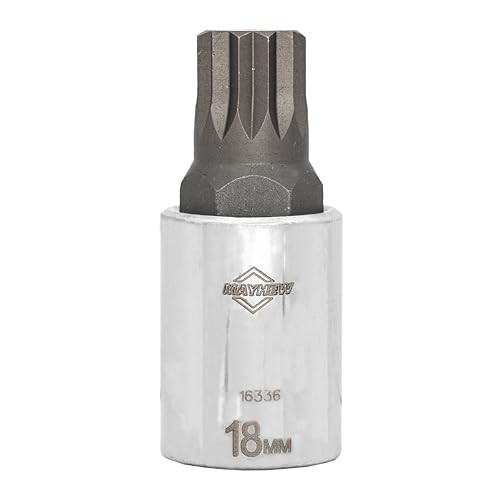 16024 Triple Square Socket Bit Set, 9-Piece Triple Square Polished Chrome