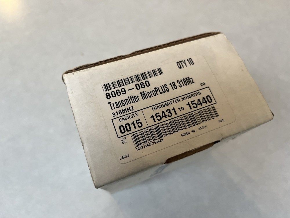 DoorKing 8070-080 MicroPLUS 2B 318Mz Transmitter Pack of 8