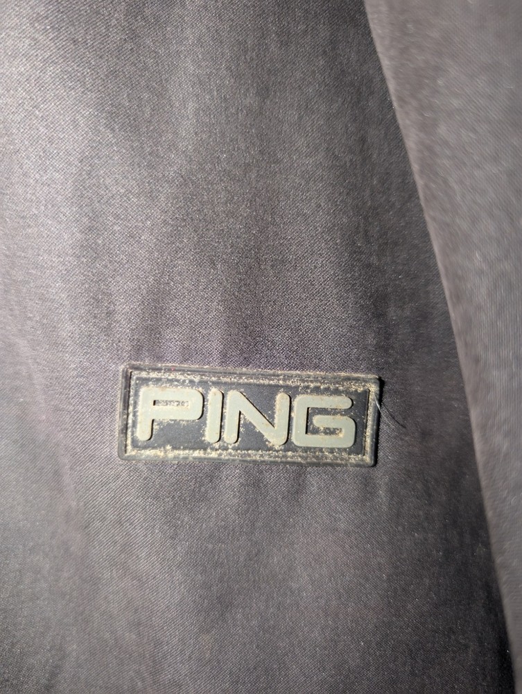 Ping Size Large 1/2 Zip Jacket/ Shower Pullover Good Condition Dark Grey/Black