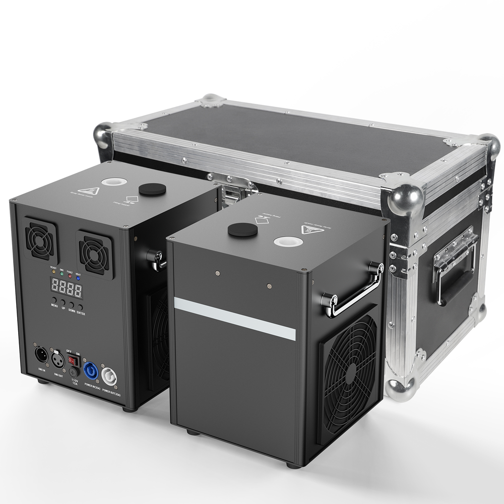 4PCS Cold Spark Machine 700W DMX Stage Firework Machine Wedding W/Flight Case US