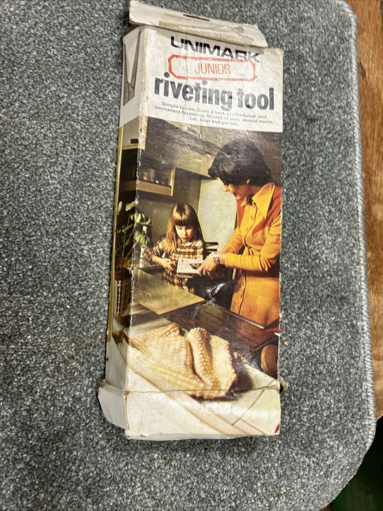 Vintage unimark junior riveting tool