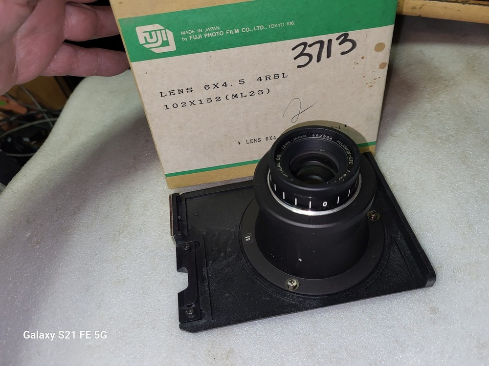 Fuji Camera Lens 6X4.5 4RBL in Original Box
