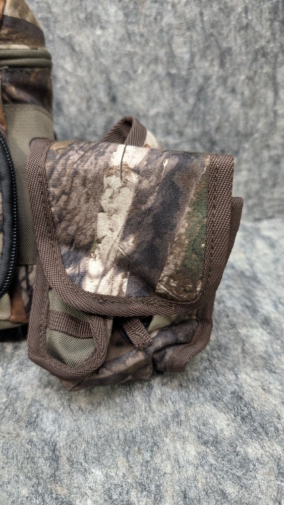 TIDEWE Binocular Harness Chest Pack MOLLE System, 2 Detachable Pouches CAMO