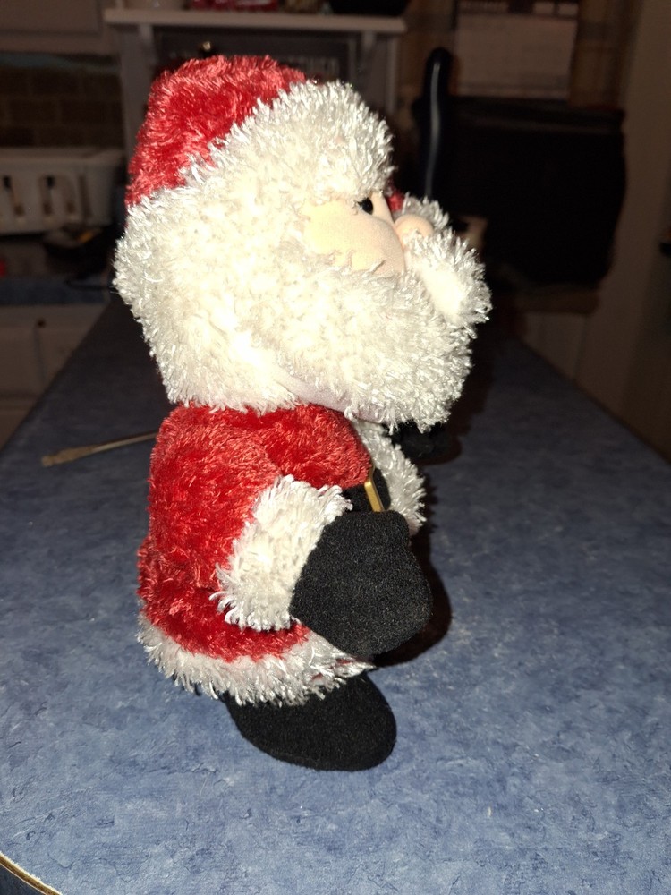 Classic Hallmark Santa Claus Doll - 9" with Light-Up Cheeks