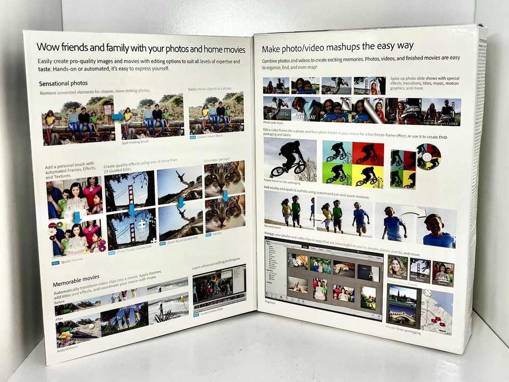 Adobe Photoshop Elements and Premiere Elements 12 - MAC / PC (bundle package)#B7