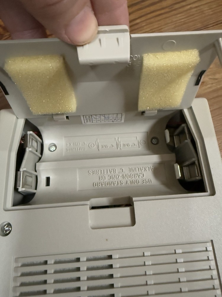 Vintage Texas Intruments Program Cassette tape Recorder Model PHP2700 1980 gray
