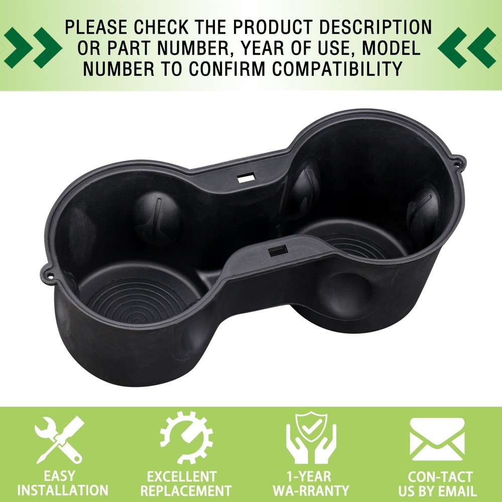 Floor Center Console Cup Holder Insert Middle Console Cup Holder Inner Compat...
