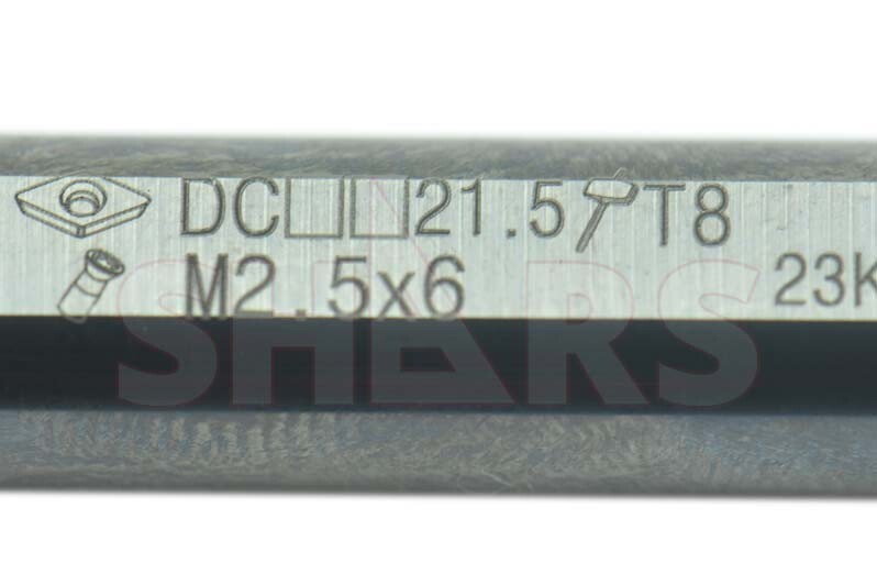 SHARS 3/8" RH SDUCR Coolant Through Indexable Solid Carbide Boring Bar DCMT S]