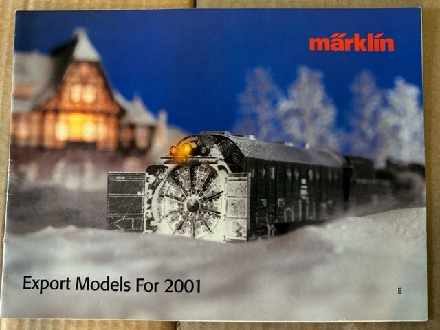 Marklin 2001 Export Models Catalog - English text - 40 pages