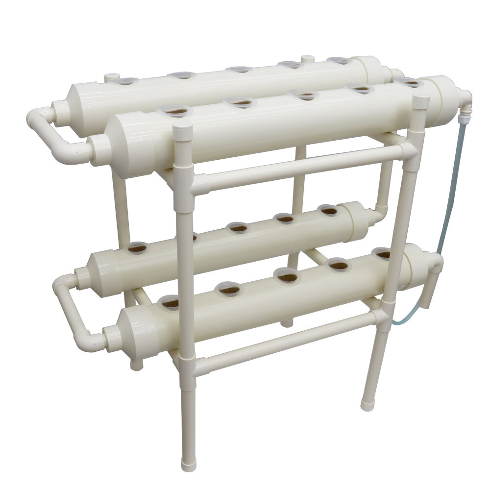 Hydroponic Grow Kit Vegetables Hydroponics Growing System 20Sites 4Pipes 2Layers