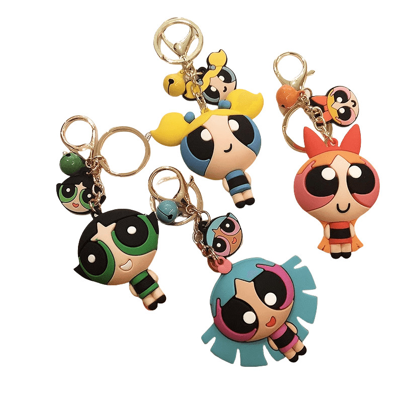 The Powerpuff girls keychain