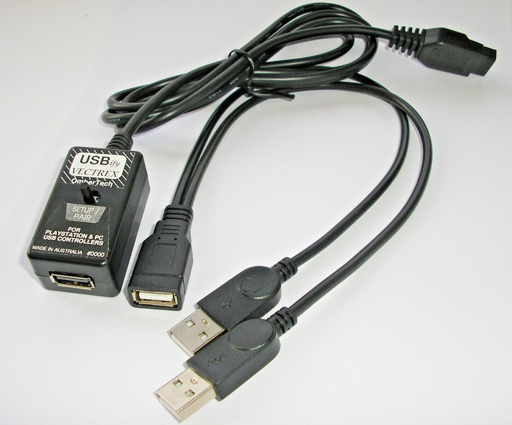 USBify Vectrex - PlayStation / PC USB controller adapter for Vectrex