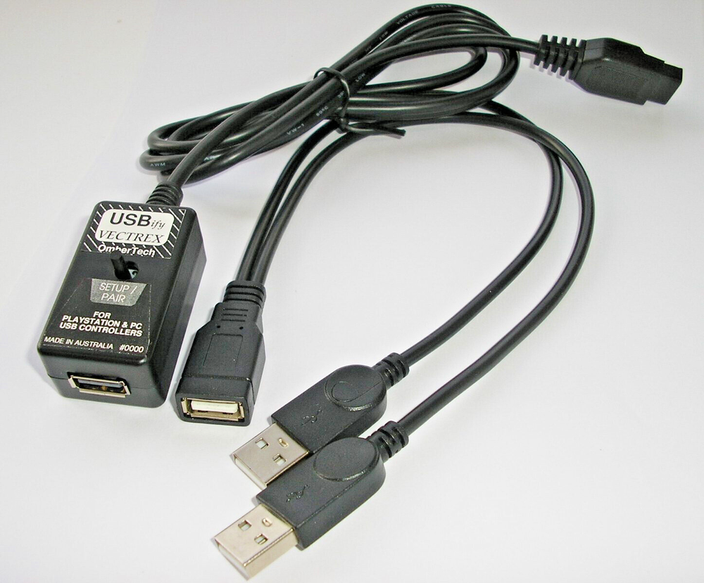 USBify Vectrex - PlayStation / PC USB controller adapter for Vectrex