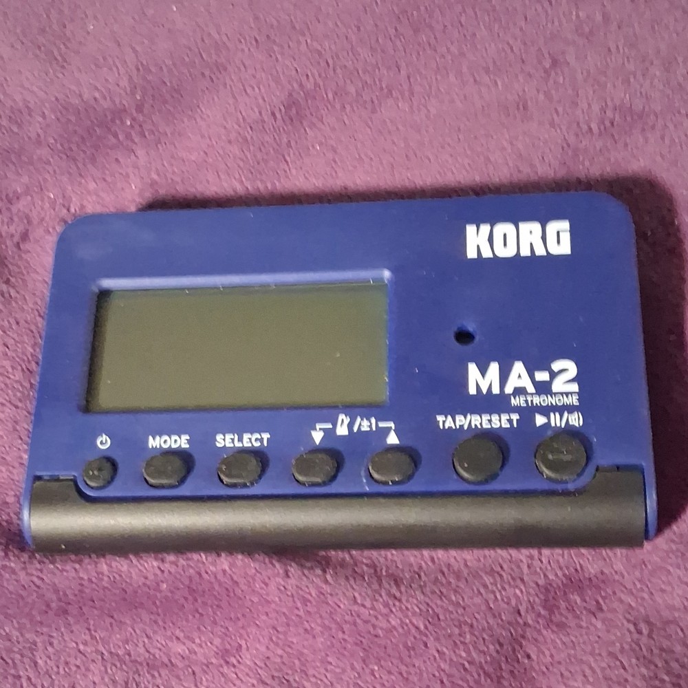 Korg MA-2 Digital Compact Metronome Blue Black Plastic