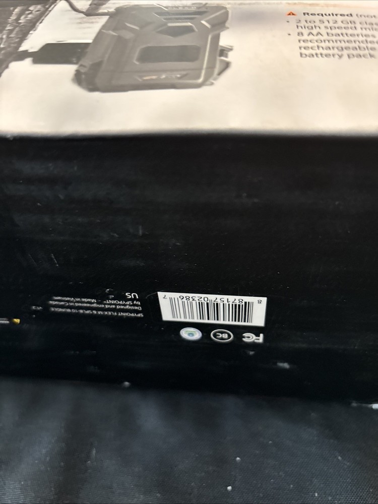 SPYPOINT Flex-M Cellular Trial Camera Solar Bundle (FLEX-M-SOLAR-BUNDLE Open Box