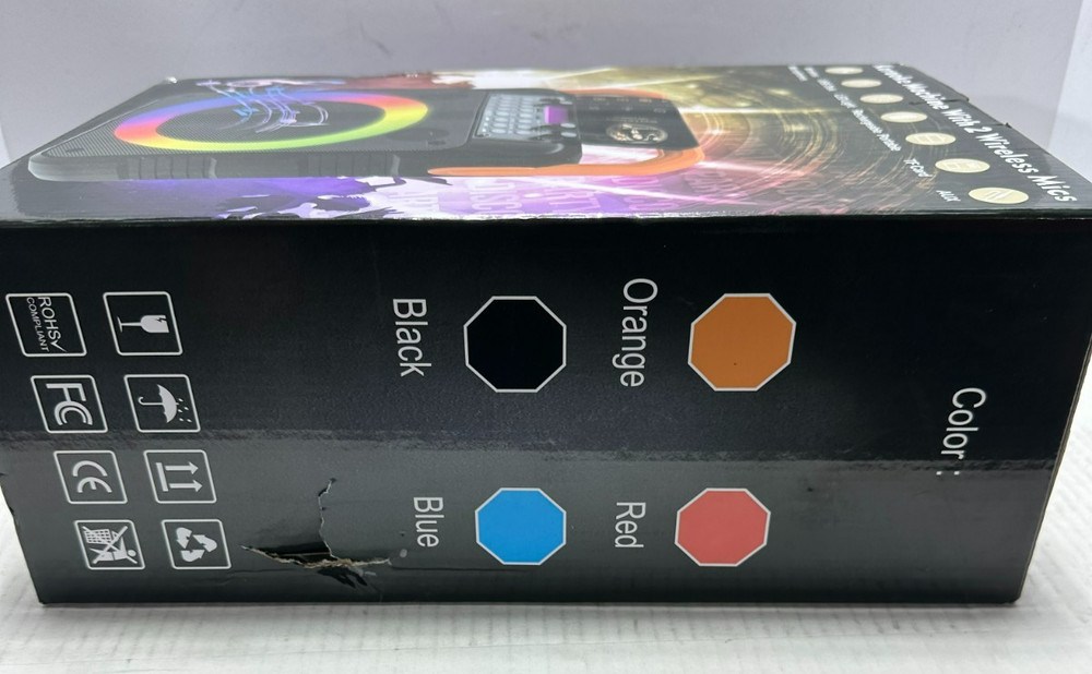 Karaoke Machine with 2 Wireless Mics